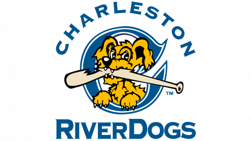 Logo de Charleston RiverDogs en 1996
