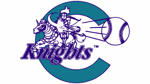 Logo de Charlotte Knights en 1993