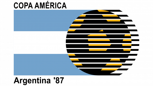 Logo de Copa America en 1987