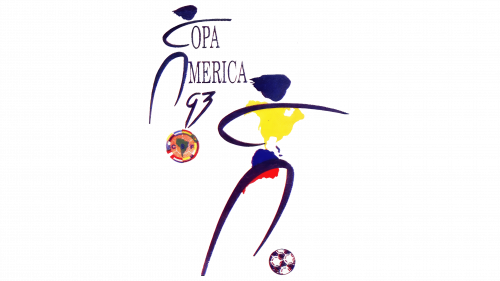 Logo de Copa America en 1993