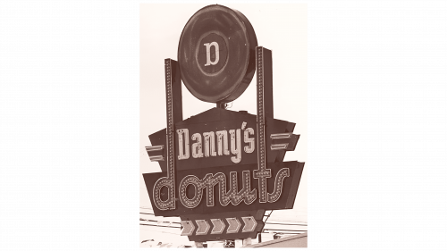 Logo de Danny's Donuts en 1953