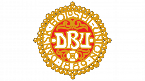 Logo de Denmark National Football Team en 1970