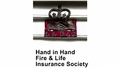 Logo de Hand in Hand Fire & Life Insurance Society en 1696