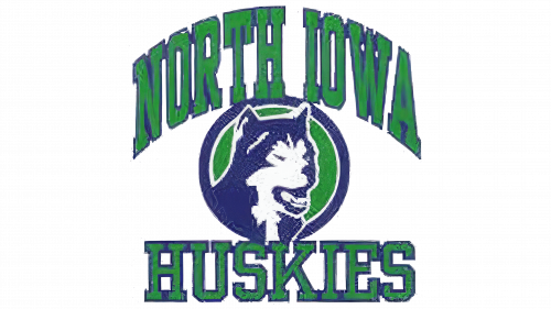 Logo de North Iowa Huskies en 1989