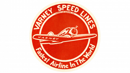 Logo de Varney Speed Lines en 1934