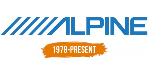 Histoire du logo de Alpine Electronics
