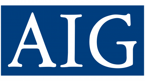 Logo de AIG en 1985