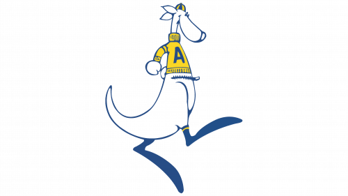 Logo de Akron Zips en 1965