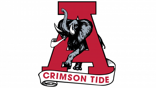 Logo de Alabama Crimson Tide en 1973