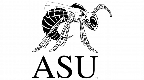 Logo de Alabama State Hornets en 1984