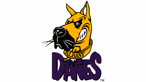 Logo de Albany Great Danes en 1993