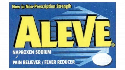 Logo de Aleve en 1996