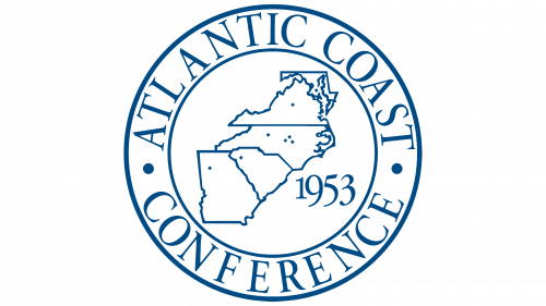 Logo de Atlantic Coast Conference en 1987