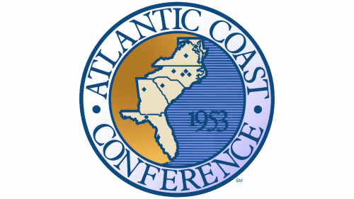 Logo de Atlantic Coast Conference en 1991