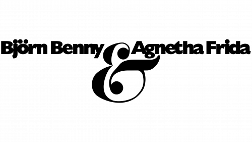 Logo de Björn Benny & Agnetha Frida en 1972