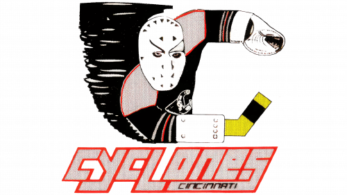Logo de Cincinnati Cyclones en 1990