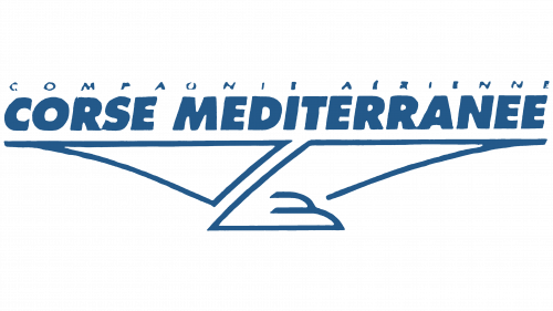 Logo de Compagnie Corse Mediterranee en 1989