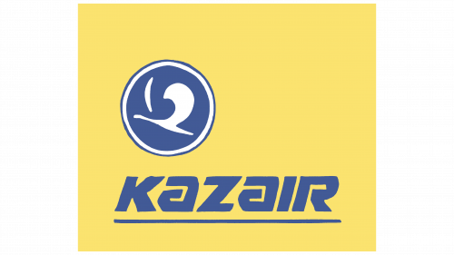 Logo de Kazakhstan Airline (KAZAIR) en 1991