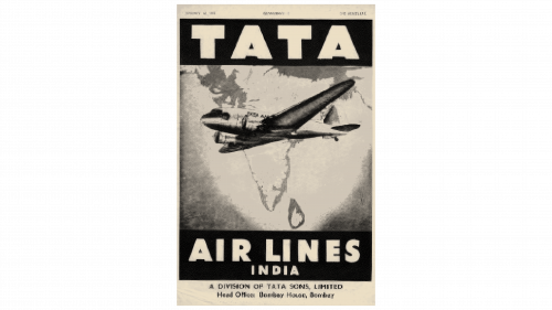 Logo de Tata Air Lines en 1938