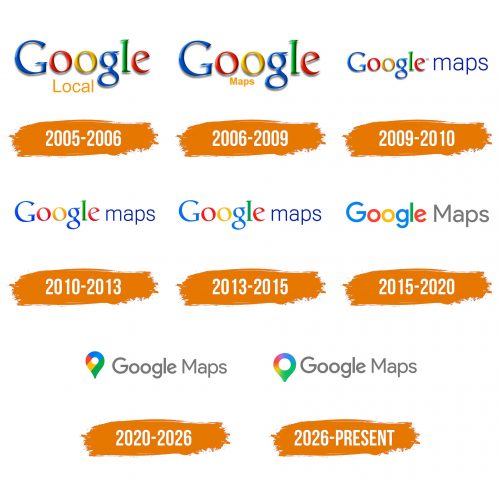 Histoire du logo de Google Maps