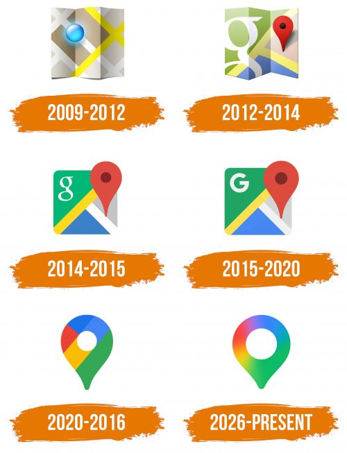 Histoire du logo de Google Maps Icons