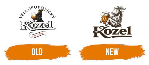 Histoire du logo de Velkopopovicky Kozel