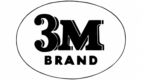 Logo de marque 3M 1957 Logo de 3M Brand en 1957