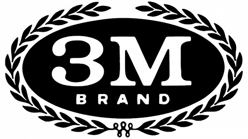 Logo de marque 3M 1958 Logo de 3M Brand en 1958