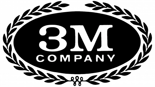 Logo de marque 3M 1960 Logo de 3M Brand en 1960