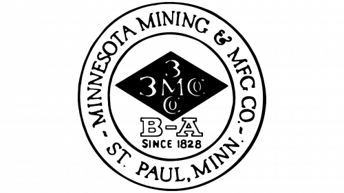 3M Co Logo 1938 Logo de 3M Co en 1938