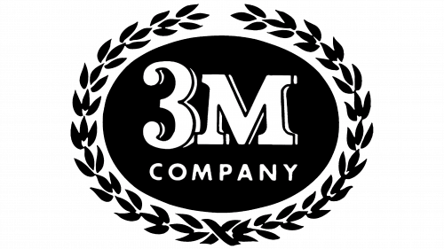 3M Company Logo 1954 Logo de 3M Company en 1954