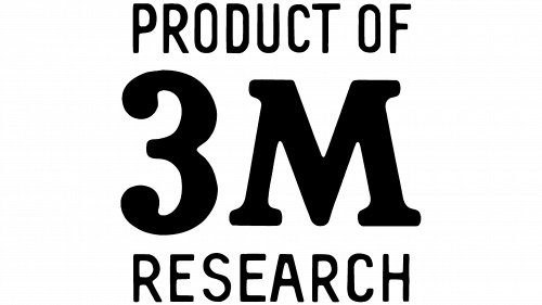 3M Research Logo 1955 Logo de 3M Research en 1955