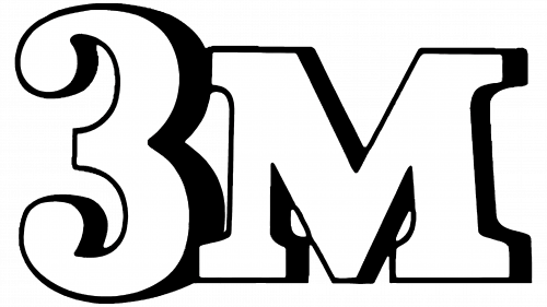 3M Logo 1951 Logo de 3M en 1951
