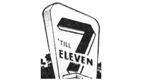 Logo de 7 Eleven en 1956