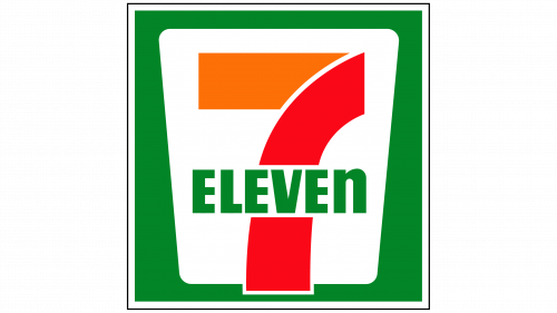 Logo de 7 Eleven en 1986