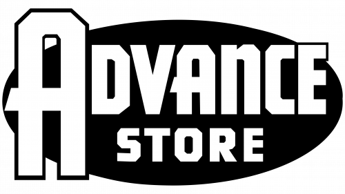 Logo de Advance Store en 1953