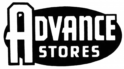 Logo de Advance Stores en 1954