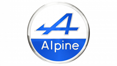 Logo de Alpine 1954-1976
