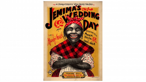 Logo de Aunt Jemima en 1888