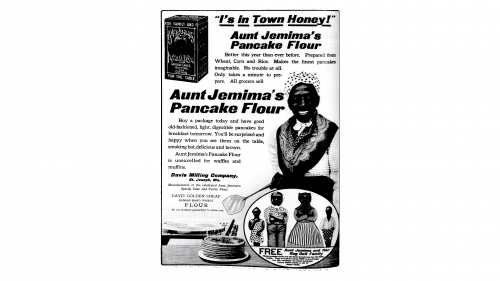 Logo de Aunt Jemima en 1893