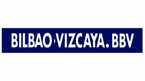 Logo de Banco Bilbao Vizcaya (BBV) en 1988