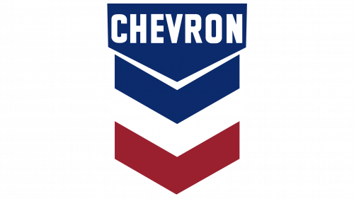 Logo de Chevron en 1960