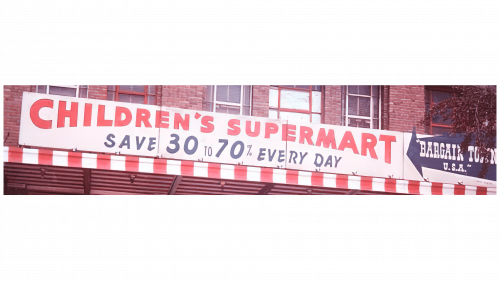 Logo de Children's Discount Supermarts Supermarkets en 1948