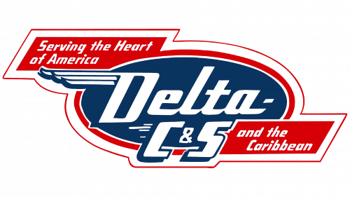Logo de Delta C&S 1953-1955