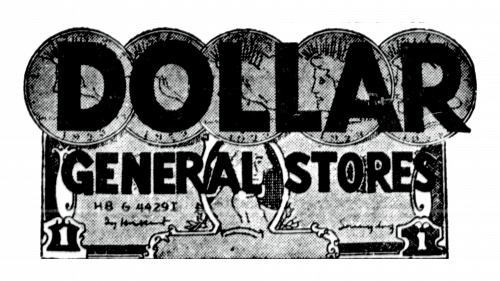 Logo de Dollar General Stores en 1955