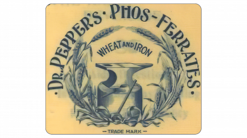 Logo de Dr Pepper en 1891