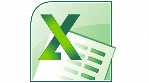 Logo de Excel en 2010