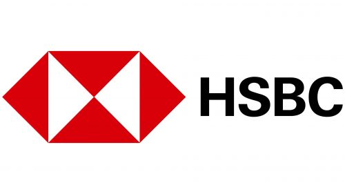 Logo de HSBC ( Hongkong and Shanghai Banking Corporation) depuis 2018