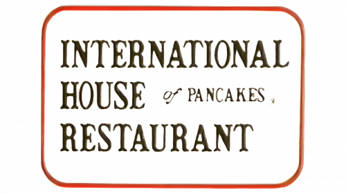 Logo de International House of Pancakes 1982-1992