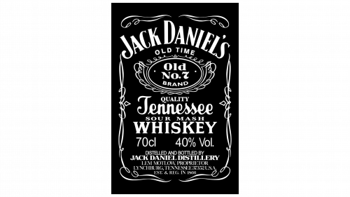 Logo de Jack Daniels des années 1990-2011
